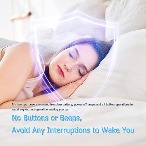 Sleep Earbuds for Side Sleeper,Wireless Earbuds for Sleeping,Tiny Side Sleep Headphones,HiFi Sound,In-Ear Sleeping Earphones