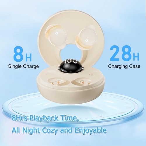Sleep Earbuds for Side Sleeper,Wireless Earbuds for Sleeping,Tiny Side Sleep Headphones,HiFi Sound,In-Ear Sleeping Earphones