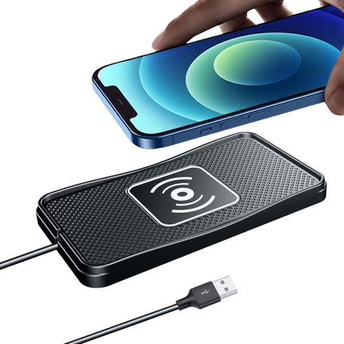 Universal Car Wireless Charger Upgrade Kit With Adjustable And Trimmable Mount Compatible With Most Vehicle Models For Convenient Installation