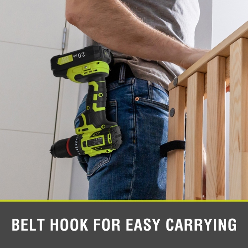 SnapFresh 20V Brushless Cordless Drill 1/2 in Power Drill Set 2 Speeds 21+1 Torque with 2.0Ah Battery and Fast Charger