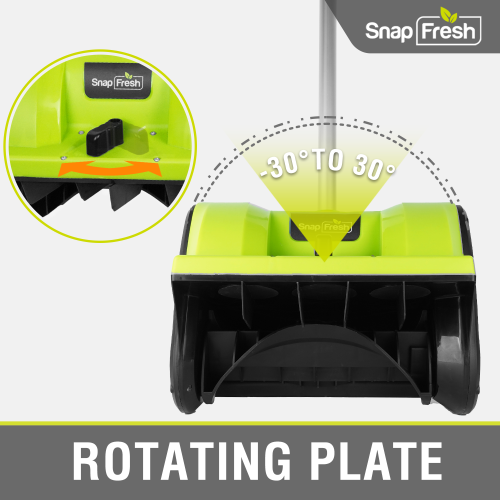 Souffleuse à neige électrique sans fil de 12&nbsp;po 20&nbsp;V de SnapFresh avec deux batteries 4,0&nbsp;Ah et chargeur rapide