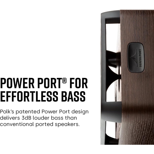 Polk Audio Signature Elite ES10 Surround Loudspeaker -Hi-Res Audio Certified,Dolby Atmos & DTS:X Compatible, 1" Tweeter & 4" Woofer,Power Port