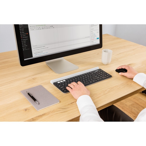 Refurbished - Logitech K780 Multi-Device Wireless Keyboard for Computer, Phone & Tablet - Speckles (920-008025)