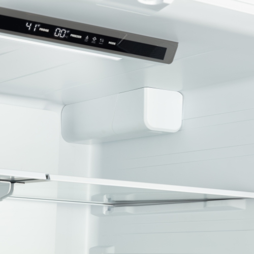 Forno Rivello – Réfrigérateur à deux portes de 36&nbsp;po en acier inoxydable, distributeur d'eau interne, glace filtrée, tablettes réglables,