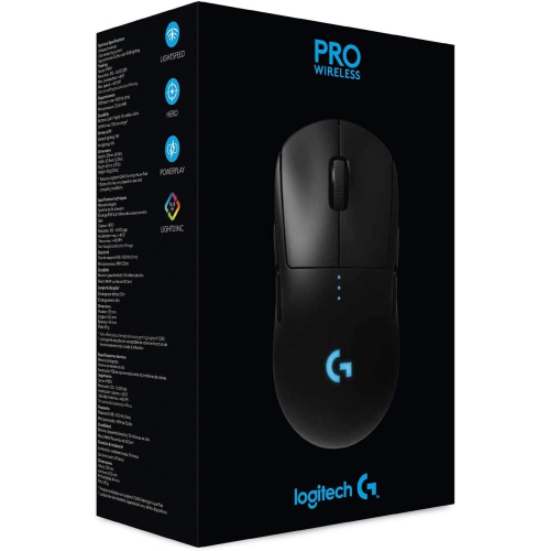 Souris de jeu sans fil G Pro de Logitech avec performance de qualité eSports - Noir