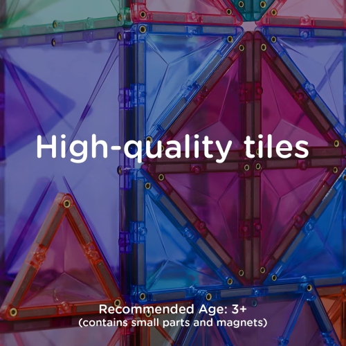 Connetix 202-piece Magnetic Tiles Mega Pack - Pastel