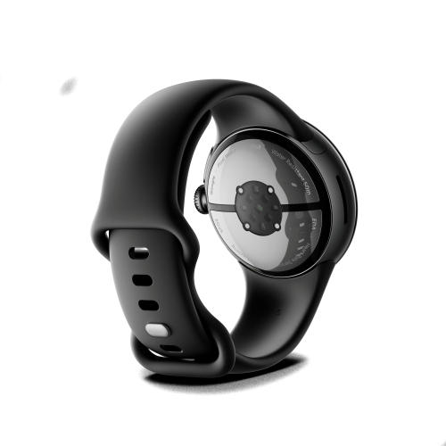 Boîte ouverte - Pixel Watch 2 de Google - Wi-Fi - Boîtier en aluminium noir mat/Bracelet sport obsidienne