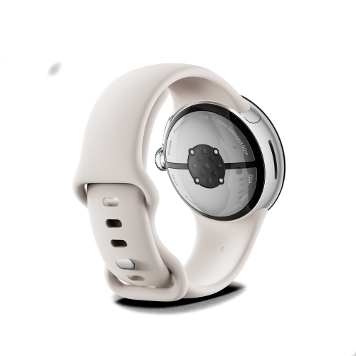 Open Box - Google Pixel Watch 2 - WiFi - Polished Silver Aluminum Case/Porcelain Active Band