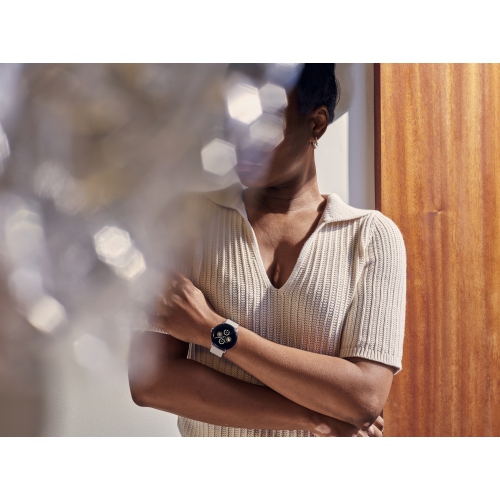 Open Box - Google Pixel Watch 2 - WiFi - Polished Silver Aluminum Case/Porcelain Active Band