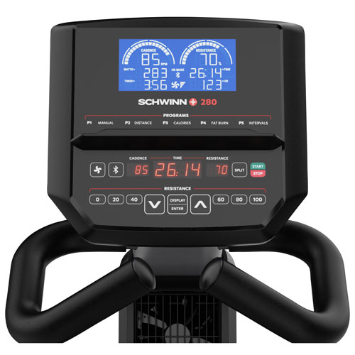 Vélo à position allongée 280 de Schwinn Fitness - Abonnement gratuit de 2 mois à JRNY*