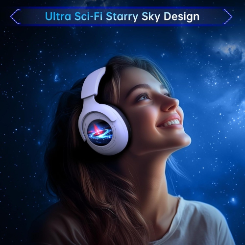 Gtheos 2.4GHz Wireless Gaming Headset for PS5, PS4, PC, Switch, Fortnite/Starfield/FPS Gamers, Bluetooth 5.3 Gaming Headphones with Noise Canceling