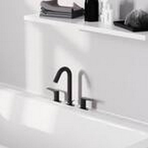 OPEN BOX - Hansgrohe Logis 8 in. Widespread Double Handle Bathroom Faucet in Brushed Nickel - 71533825