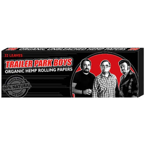 TRAILER PARK BOYS  : Organic Hemp Rolling Papers - - 32 Papers [Collectible] In Black