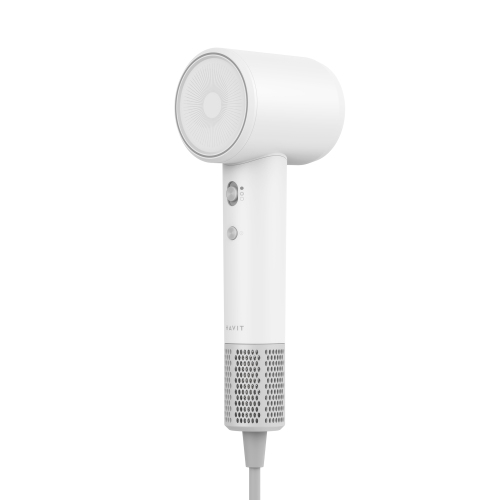 HAVIT HD096 High Speed, 4 Temperature Modes 2 Wind Speed, 1300W, Indicate light, with Smooth Nozzle Compact Design Hair Dryer_White Color