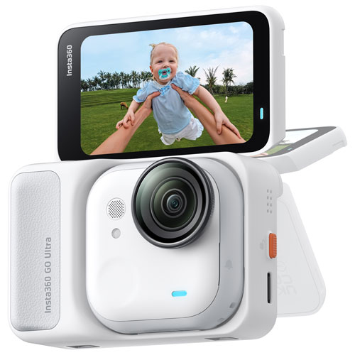 Insta360 Go Ultra Waterproof 4k 360° Sports Camera Creator Bundle - White