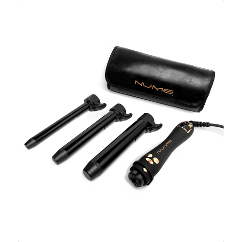 NUME Automatic Rotating Curling Iron Set – 3 Barrel Sizes