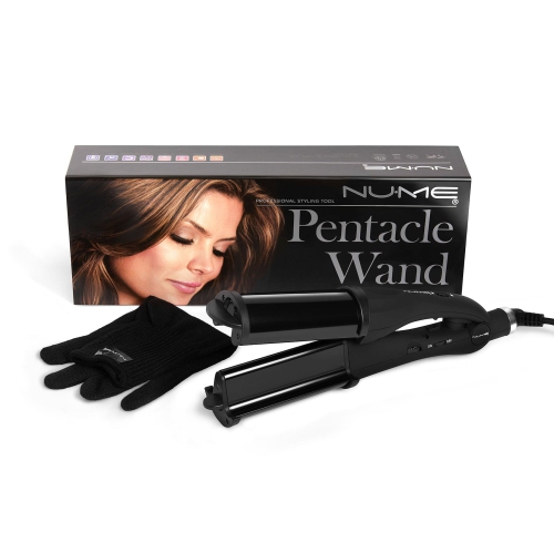 NUME Pentacle 2-In-1 Curling Wand And Deep Waver