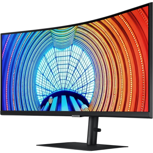 Samsung 34” Curved Ultra-Wide QHD 1000R, 350 nits, HDR, USB-C 90W, HDMI, DisplayPort, LAN, USB Hub, Pivot & Height Adjustable