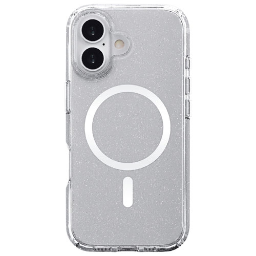 TUFF8 Glitz Fitted Hard Shell Case with MagSafe for iPhone 17 - Glitter/Clear