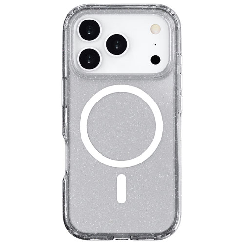 TUFF8 Glitz Fitted Hard Shell Case with MagSafe for iPhone 17 Pro - Glitter/Clear