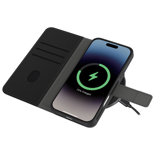 LBT 2-in-1 Switch Wallet Case with MagSafe for iPhone 17 - Black