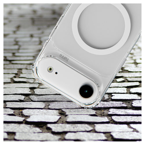 Étui rigide ajusté de TUFF8 avec MagSafe pour iPhone Air - Transparent