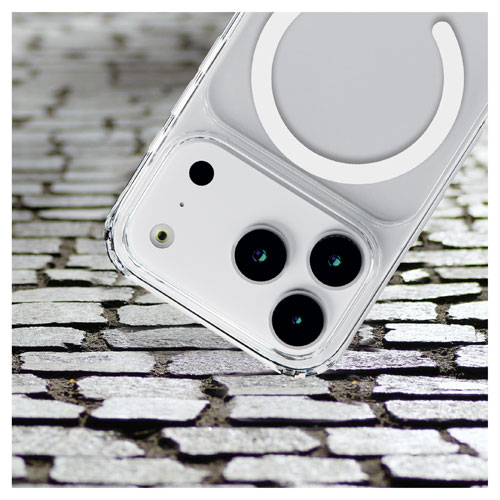 TUFF8 Fitted Hard Shell Case with MagSafe for iPhone 17 Pro - Clear