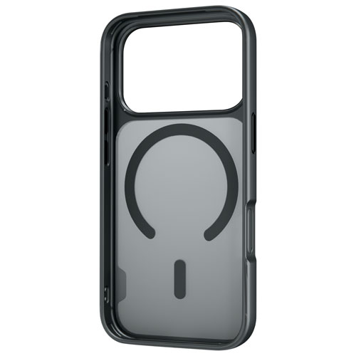 Étui souple ajusté GlideGuard de TUFF8 avec MagSafe pour iPhone 17 Pro - Noir fumé