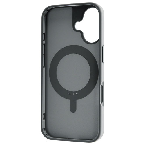 Étui rigide ajusté Glide 360 de TUFF8 avec MagSafe pour iPhone 17 - Noir fumé