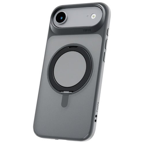 TUFF8 Glide 360 Fitted Hard Shell Case with MagSafe for iPhone Air - Smoke Black