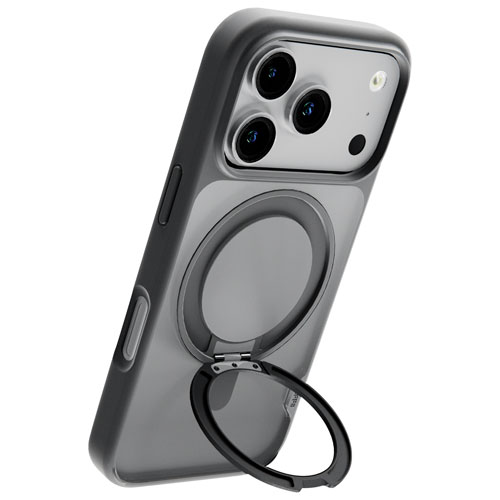 TUFF8 Glide 360 Fitted Hard Shell Case with MagSafe for iPhone 17 Pro - Smoke Black