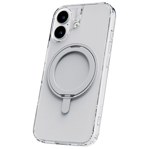 Étui rigide ajusté Glide 360 de TUFF8 avec MagSafe pour iPhone 17 - Transparent