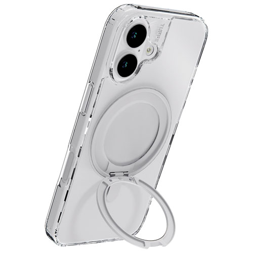 Étui rigide ajusté Glide 360 de TUFF8 avec MagSafe pour iPhone 17 - Transparent