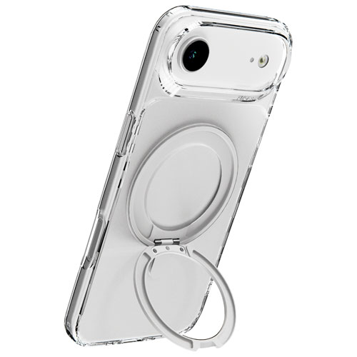 Étui rigide ajusté Glide 360 de TUFF8 avec MagSafe pour iPhone Air - Transparent