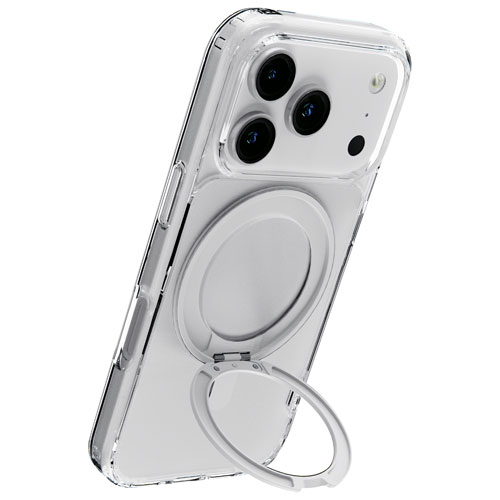 Étui rigide ajusté Glide 360 de TUFF8 avec MagSafe pour iPhone 17 Pro - Transparent