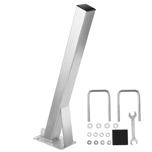 VEVOR Boat Trailer Winch Stand, 3 x 3 x 34-inch Winch Posts, Boat Winch Mount with U-Bolts for 3 Inches W x 3-4 Inches H Trailer Tongue, Galvanized,