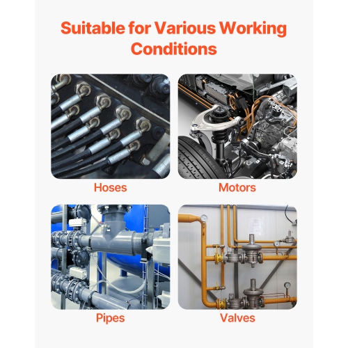 VEVOR 72 PCS JIC Hydraulic Fittings, Master Industrial Hydraulic Cap and Plug, Hose Tube and Pipe Fitting Kit Cap and Plug Kit Precision Threading in