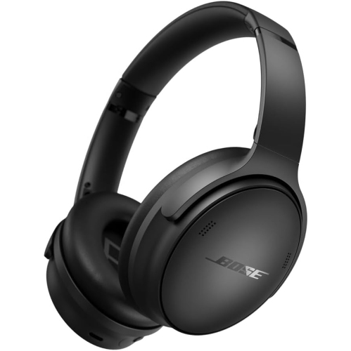 Bose QuietComfort Wireless Noise Cancelling Headphones, Bluetooth Over Ear Headphones with Up to 24 Hours of Battery Life, Black -Open Box