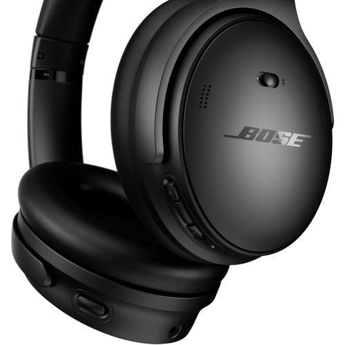 Bose QuietComfort Wireless Noise Cancelling Headphones, Bluetooth Over Ear Headphones with Up to 24 Hours of Battery Life, Black -Open Box