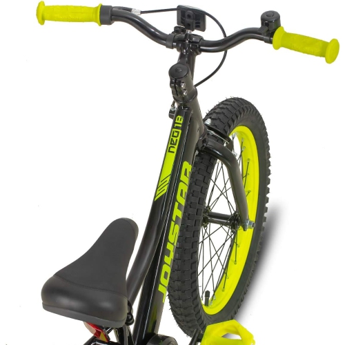 JOYSTAR NEO 20 Inch Kids Bike for Ages 6-10 Years Old Boys & Girls, 20 Inch Wheels Kids Mountain Bike with Training Wheels & Handbrake, Black