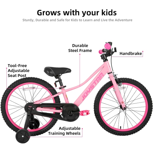 Vélo de montagne pour enfants JOYSTAR NEO de 20 po pour garçons et filles de 6-10 à 7 ans, roues de 20 po pour enfants, roues