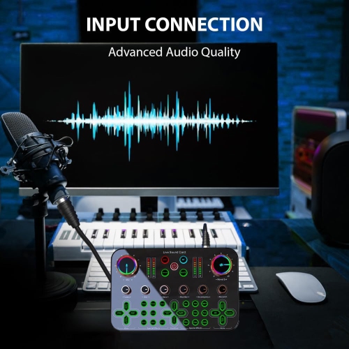 Mélangeur audio, connectivité Bluetooth, compatibilité avec plusieurs appareils, suppression intelligente du bruit