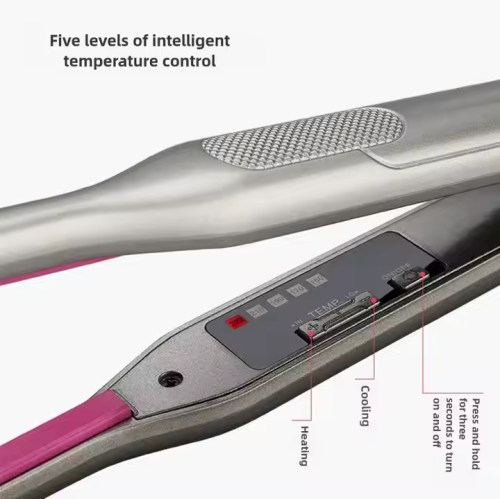 Hair Straightener, 0.3"Pencil Flat Iron, Salon Tool for Short Hair, Fast Heat-Up, Small Flat Iron for Short Hair/Pixie Cut/Bangs/Edges