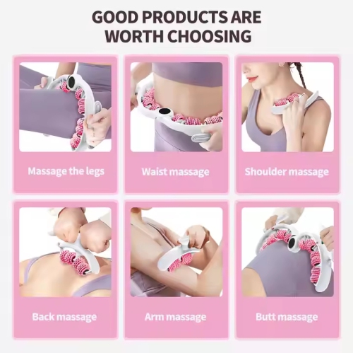 Cellulite Massager Roller, Cellulite Remover Muscle Roller, Fascia Massage Tool for Thigh, Leg, Waist - Anti-Celulitis Tool, Body Sculpting