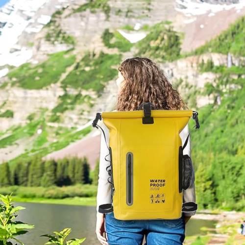 Sac à dos de rangement sec, sac à dos étanche, sac d'aventure de voyage extérieur, 25&nbsp;L de grande capacité, idéal pour l'extérieur et le camping