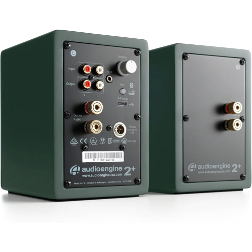 Système de musique A2+ nouvelle génération d'Audioengine avec Bluetooth aptX-HD - Vert mat