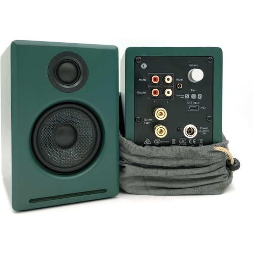 Système de musique A2+ nouvelle génération d'Audioengine avec Bluetooth aptX-HD - Vert mat
