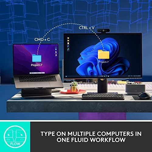 Remis à neuf - Clavier mécanique rétroéclairé sans fil MX Mini de Logitech, touches silencieuses tactiles, rétroéclairé, macOS, Windows Linux, iOS,