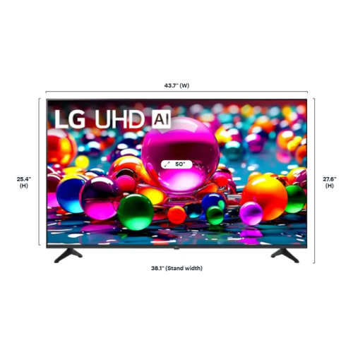Refurbished - LG 50UA7700PUB 50" AI UA77 4K UHD LED Smart TV – 2025