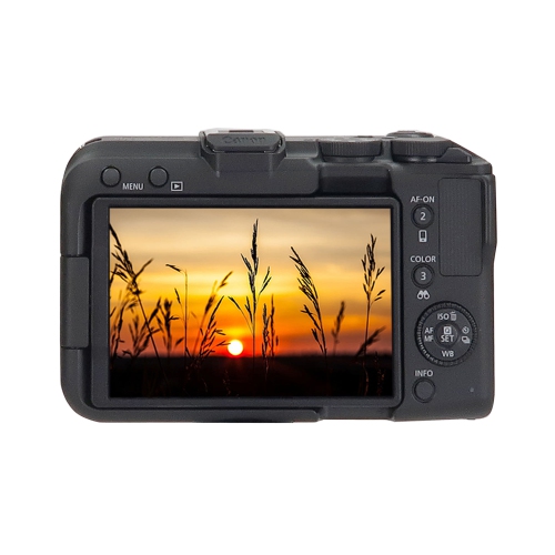 Ensemble appareil photo sans miroir EOS 50&nbsp;V 24.2&nbsp;Mpx de Canon avec objectif RF-S 14-30&nbsp;mm pour baladoémissions vidéo